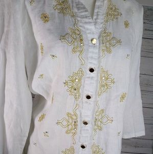JM COLLECTION BLOUSE